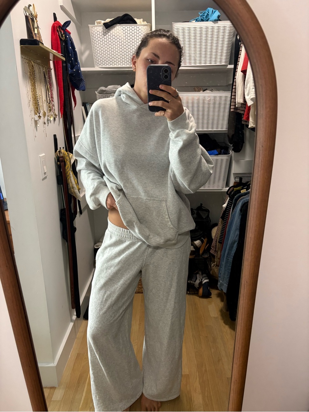 Women’s Light Gray sweat set